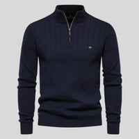 Lorenzo | Maglione da uomo morbido e versatile con mezza zip