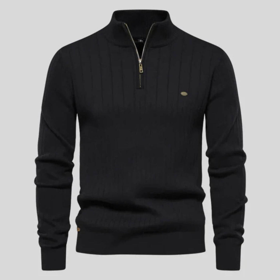 Klaus | Maglione con mezza zip, comfort premium per tutti i giorni 6
