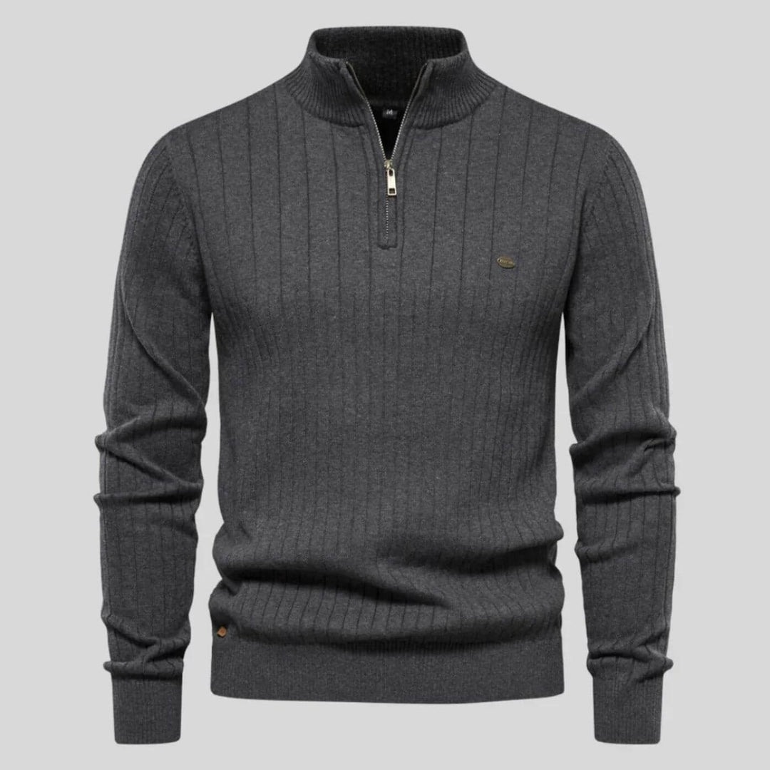 Klaus | Maglione con mezza zip, comfort premium per tutti i giorni 8