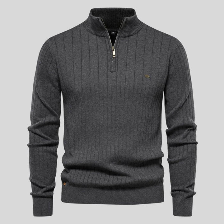 Klaus | Maglione con mezza zip, comfort premium per tutti i giorni 8