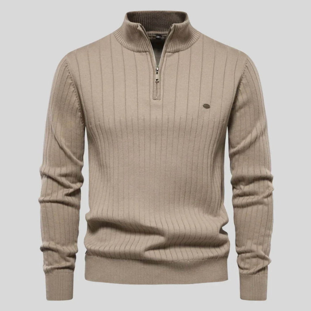 Klaus | Maglione con mezza zip, comfort premium per tutti i giorni 9