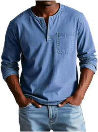 Marco | Camicia Henley a maniche lunghe versatile e comoda