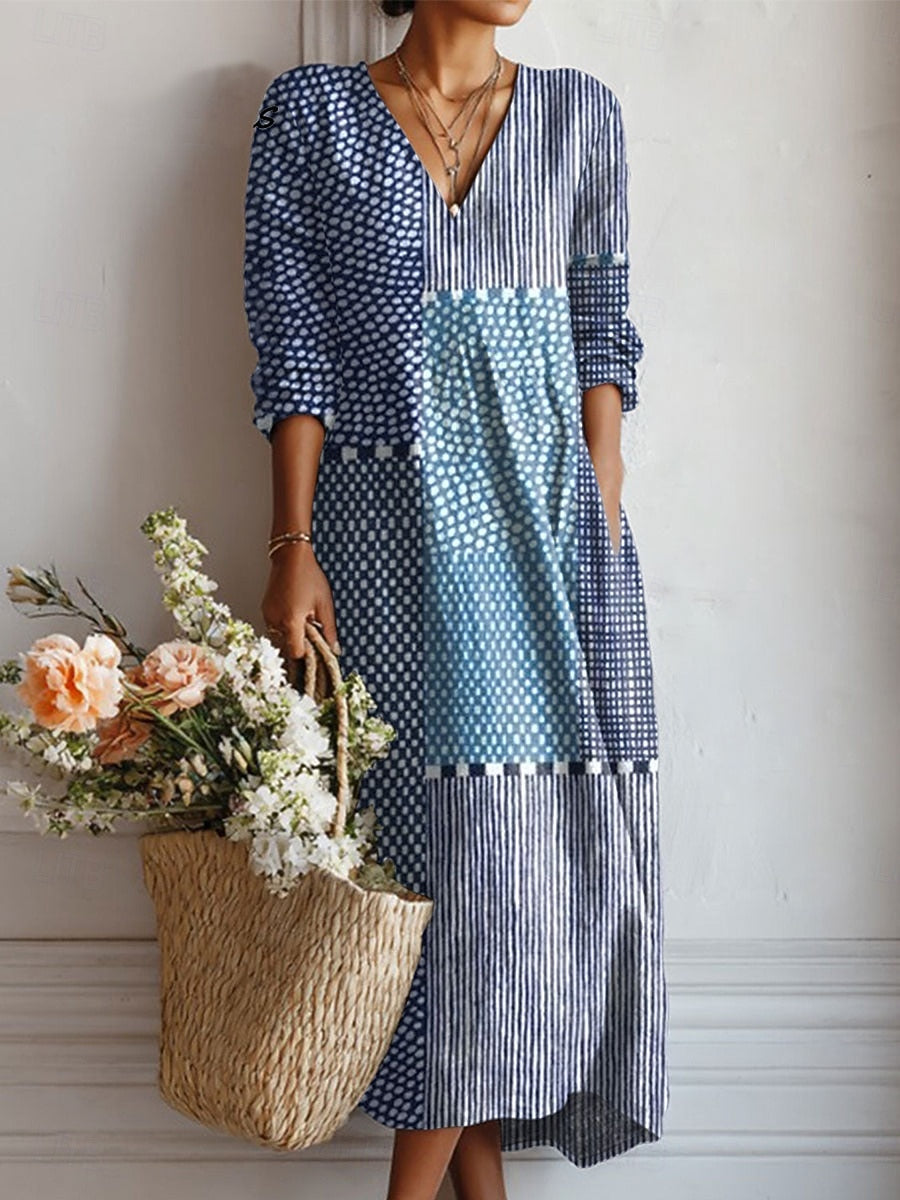 Kriselle | Elegante Abito Midi Floreale per Donna - Comfort e Stile senza Tempo 5