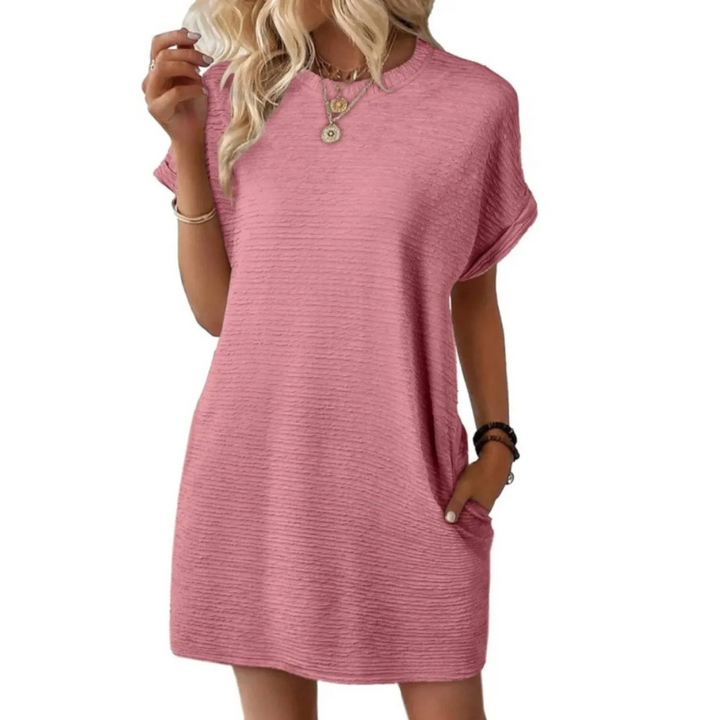 Lana | Elegante e Comodo Abito Donna T-shirt con Tasche Laterali 1