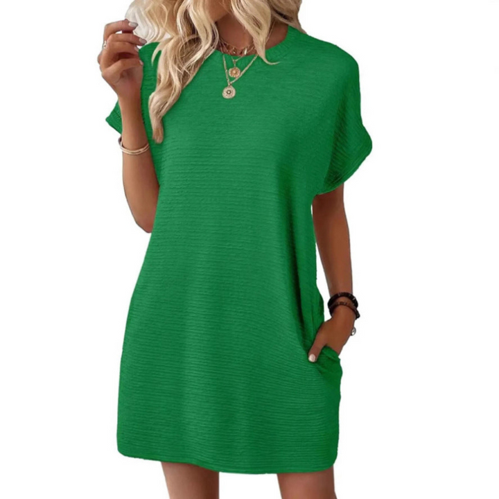 Lana | Elegante e Comodo Abito Donna T-shirt con Tasche Laterali 10