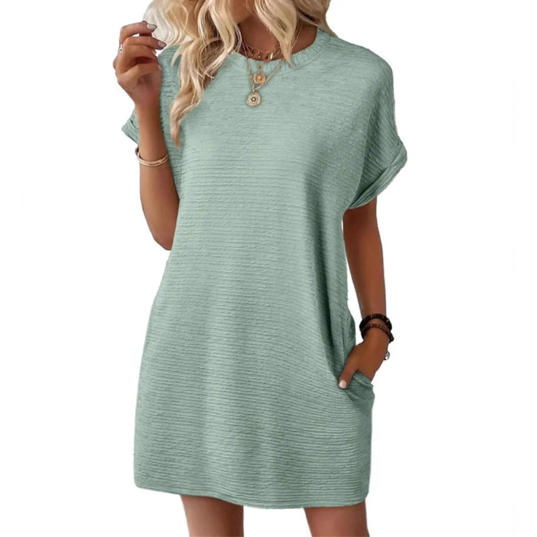Lana | Elegante e Comodo Abito Donna T-shirt con Tasche Laterali 2