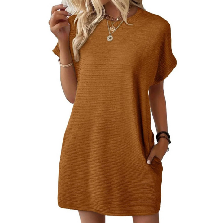 Lana | Elegante e Comodo Abito Donna T-shirt con Tasche Laterali 5