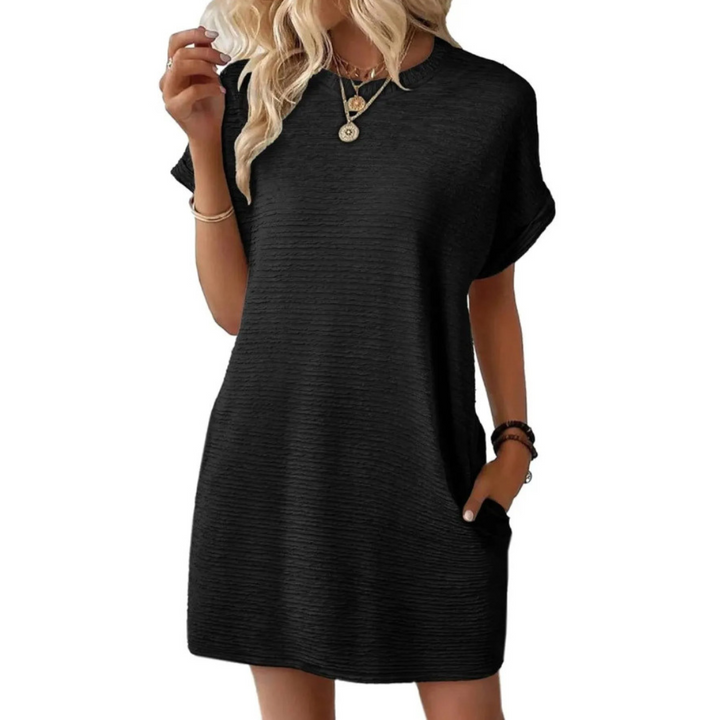 Lana | Elegante e Comodo Abito Donna T-shirt con Tasche Laterali 8