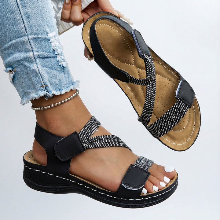 Lara | Sandali Donna Comodi Bassi Design Estivo Traspirante 4