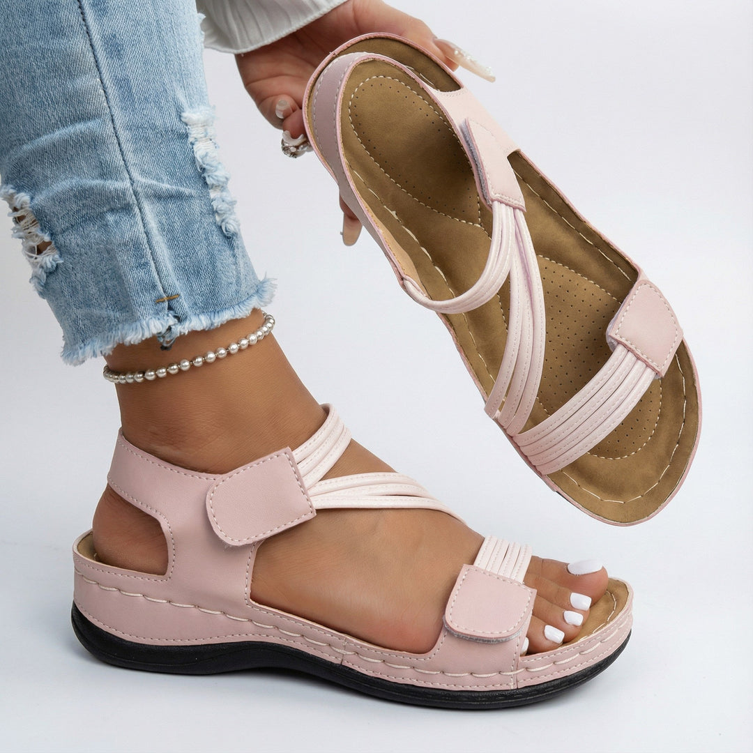 Lara | Sandali Donna Comodi Bassi Design Estivo Traspirante 6