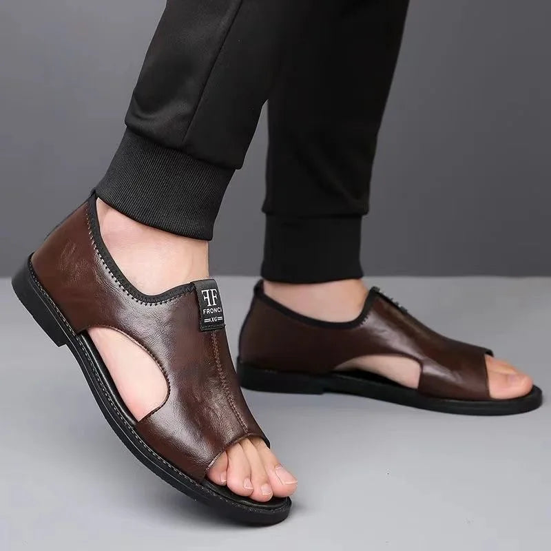 Lars | Eleganti e Comodi Sandali Uomo in Vera Pelle per Estate 5