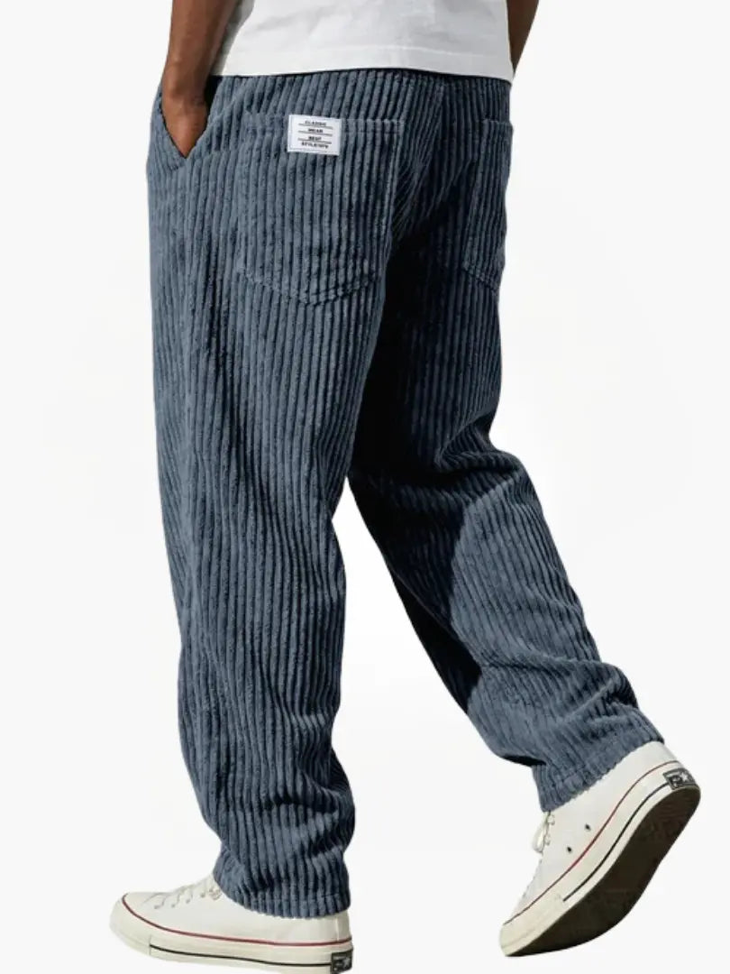 Laurent | Eleganti Pantaloni da Uomo in Velluto a Coste Casual 2