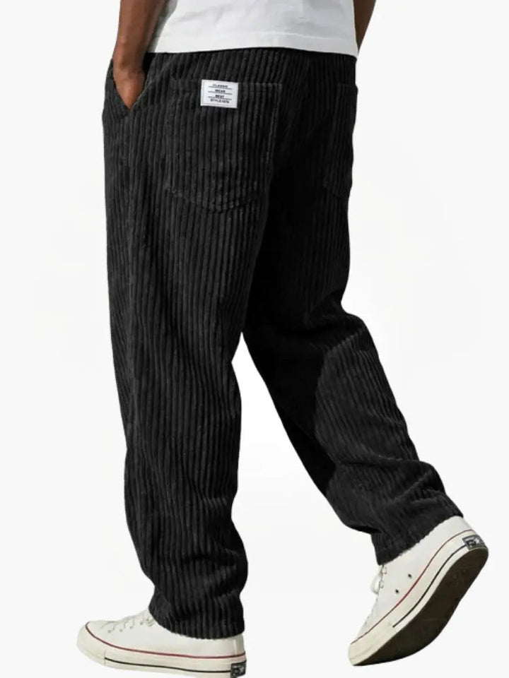 Laurent | Eleganti Pantaloni da Uomo in Velluto a Coste Casual 7