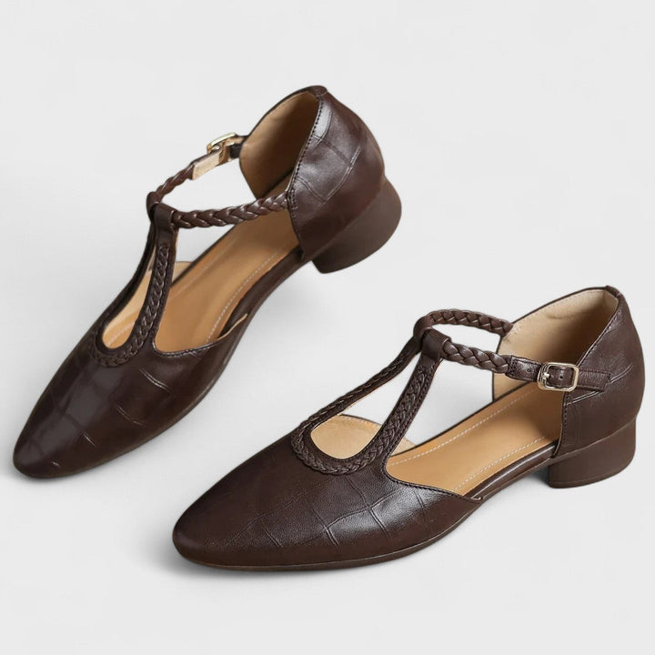 Lena | Comfortevoli Scarpe Ortopediche Donna Mary Jane in Pelle 3