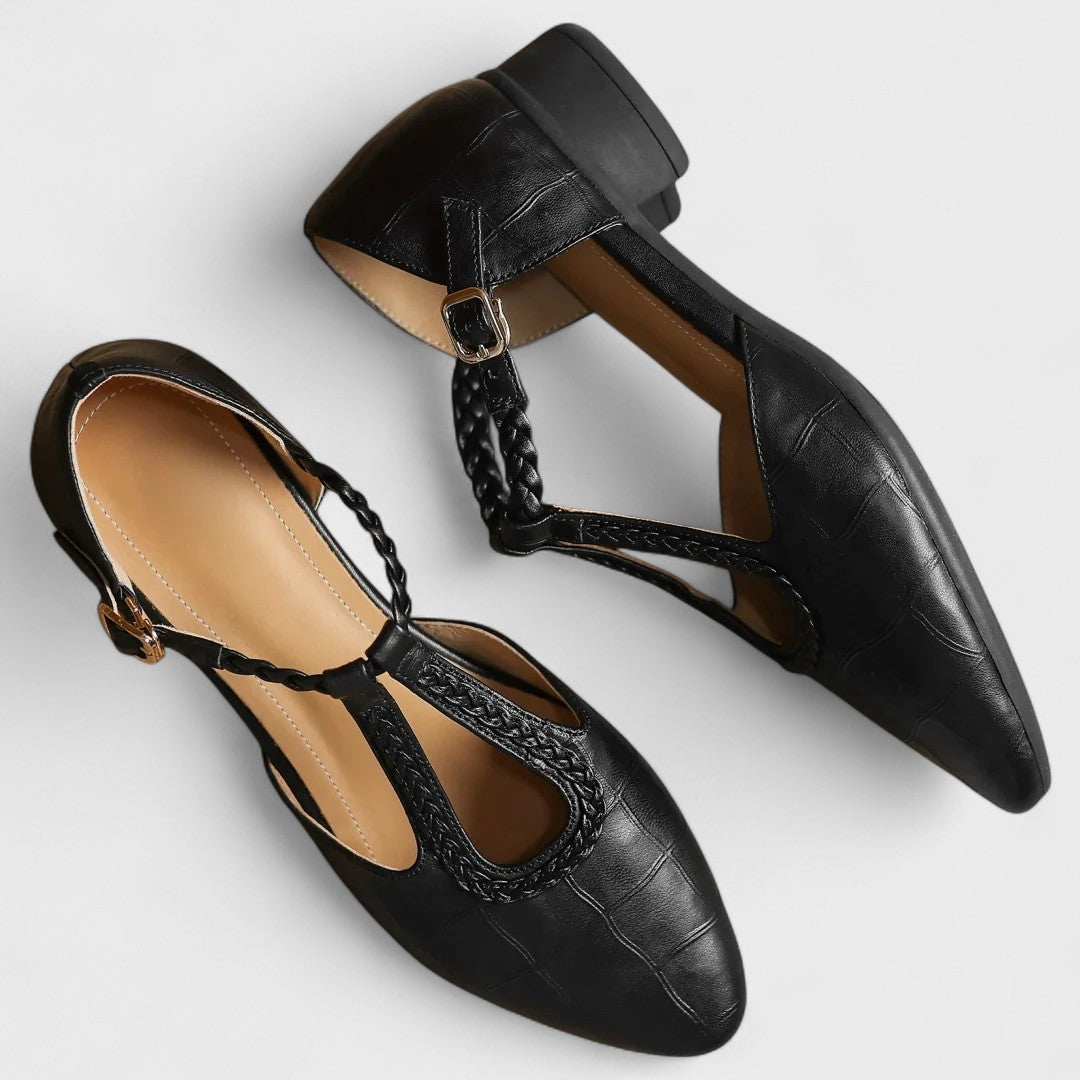 Lena | Comfortevoli Scarpe Ortopediche Donna Mary Jane in Pelle 4
