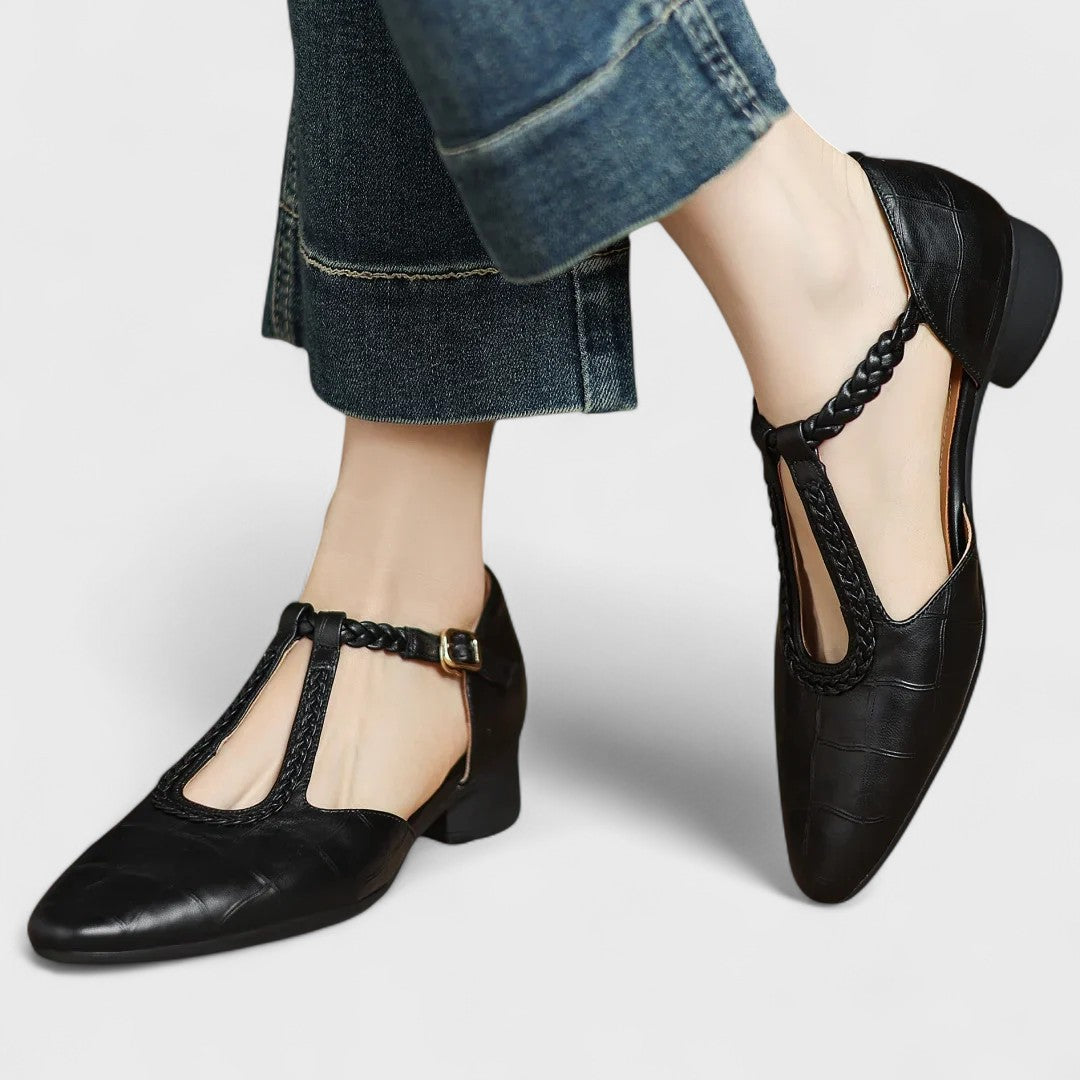 Lena | Comfortevoli Scarpe Ortopediche Donna Mary Jane in Pelle 5