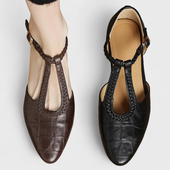 Lena | Comfortevoli Scarpe Ortopediche Donna Mary Jane in Pelle 6
