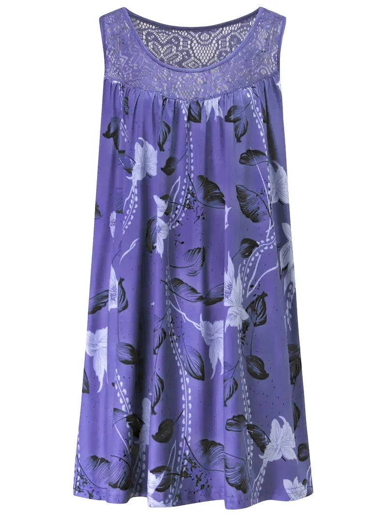 Lena | Elegante Maxi Abito Donna con Motivo Floreale per Cerimonia e Occasioni Speciali 10