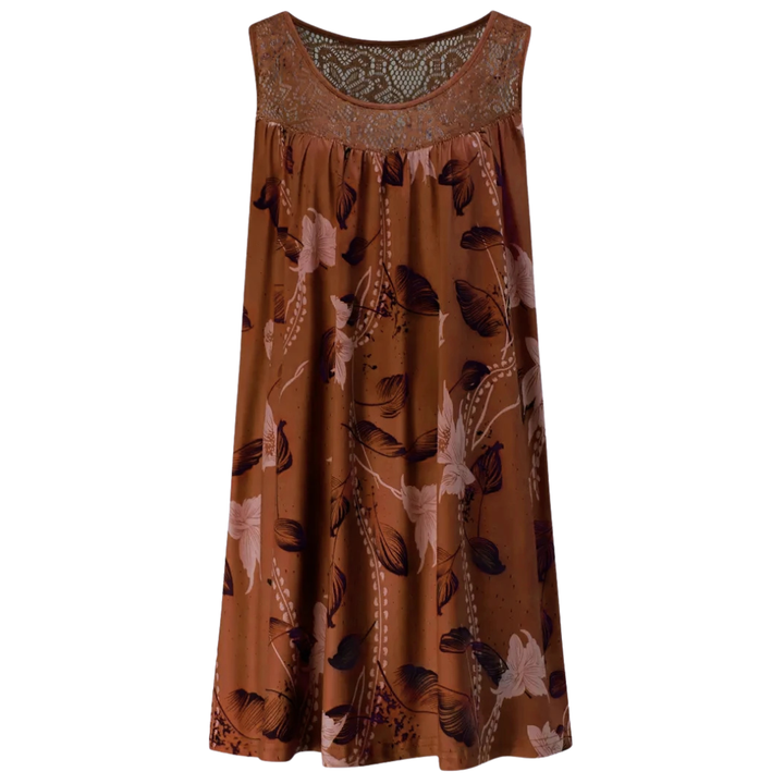 Lena | Elegante Maxi Abito Donna con Motivo Floreale per Cerimonia e Occasioni Speciali 13