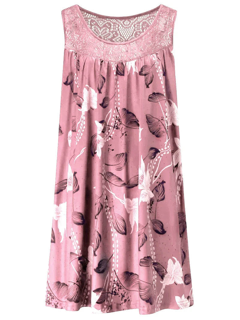 Lena | Elegante Maxi Abito Donna con Motivo Floreale per Cerimonia e Occasioni Speciali 8