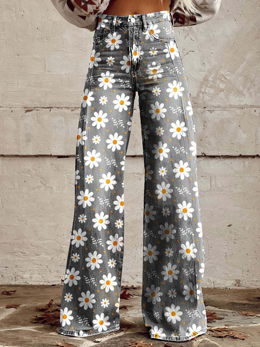 Lena | Jeans a gamba larga, comodi e traspiranti 0