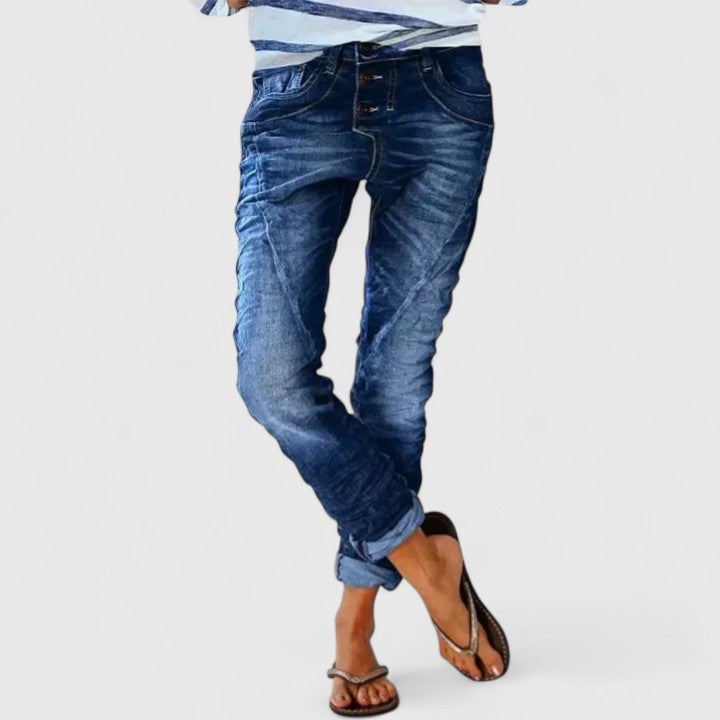 Leni | Jeans a Gamba Larga Vintage, Comodi e Stile Unico 5