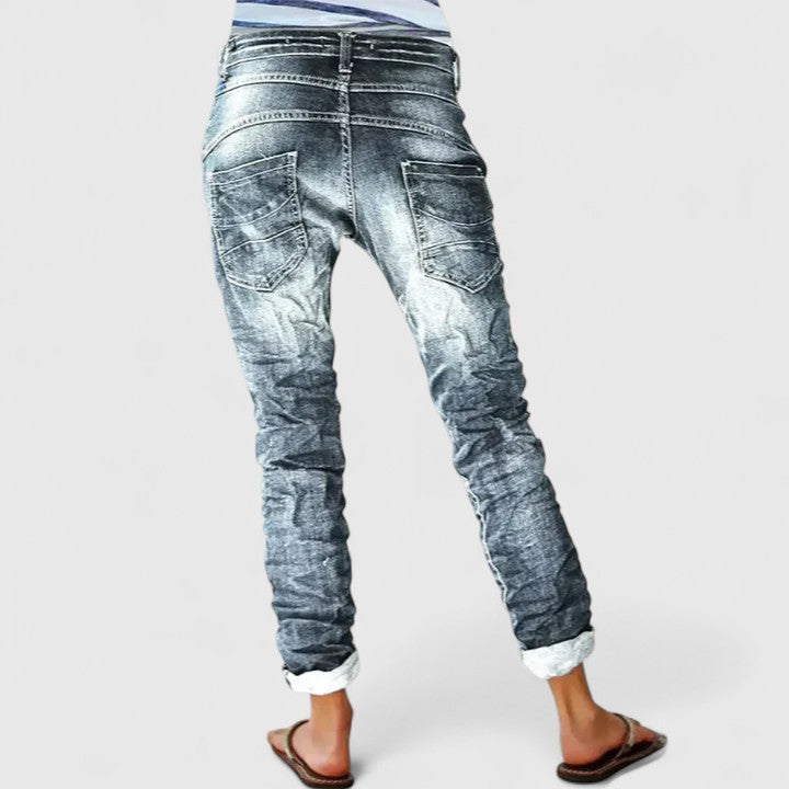 Leni | Jeans a Gamba Larga Vintage, Comodi e Stile Unico 6