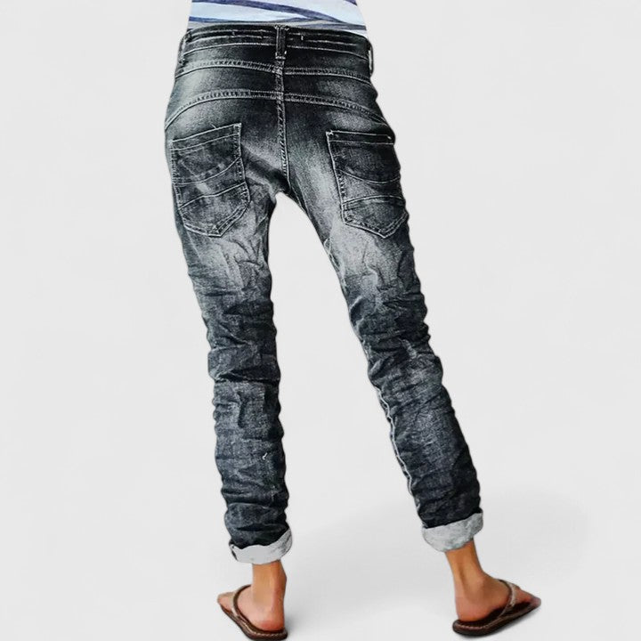 Leni | Jeans a Gamba Larga Vintage, Comodi e Stile Unico 7