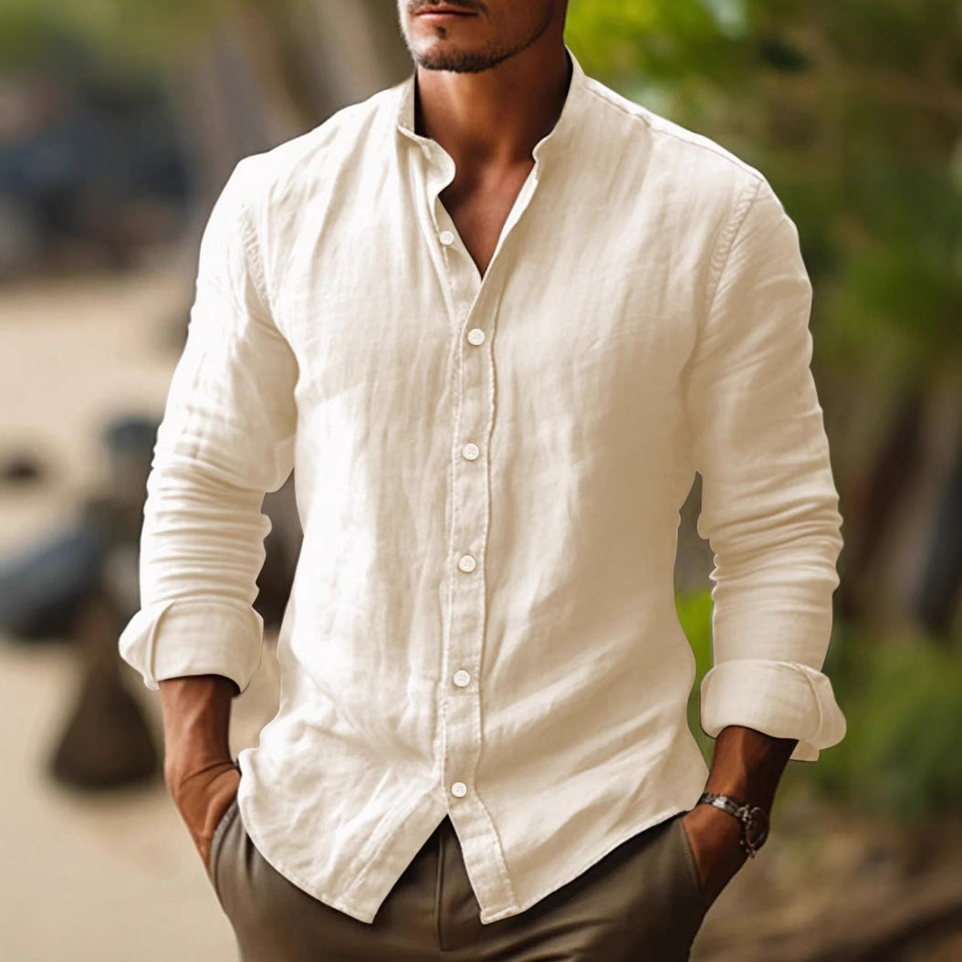 Leon | Camicia da uomo in lino, leggera ed elegante 4