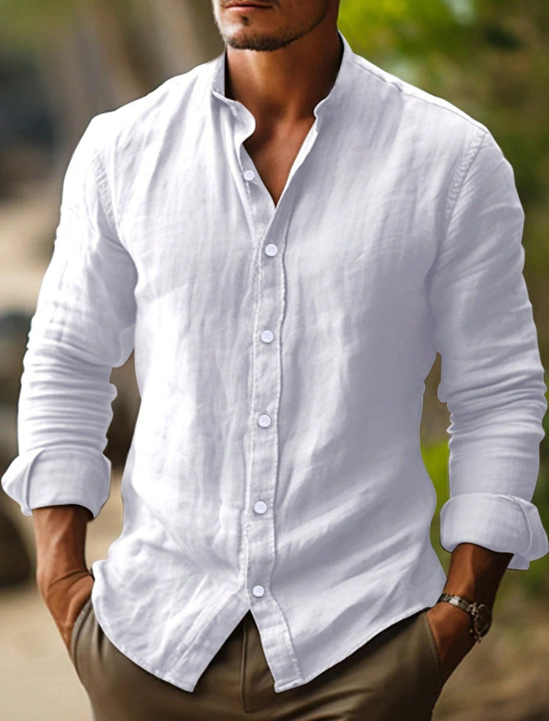 Leon | Camicia da uomo in lino, leggera ed elegante 6