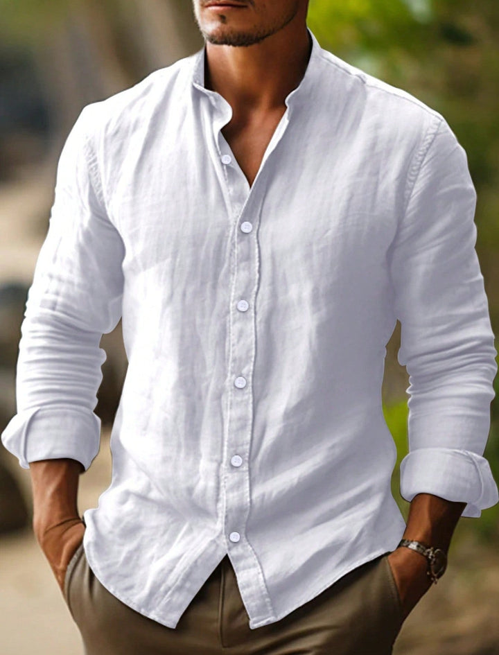 Leon | Camicia da uomo in lino, leggera ed elegante 6