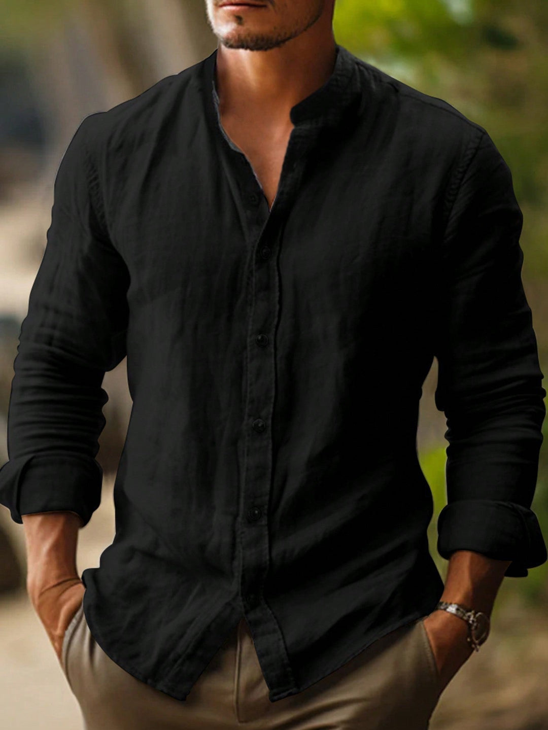 Leon | Camicia da uomo in lino, leggera ed elegante 7