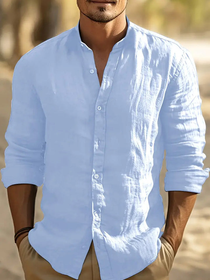 Leon | Camicia da uomo in lino, leggera ed elegante 8