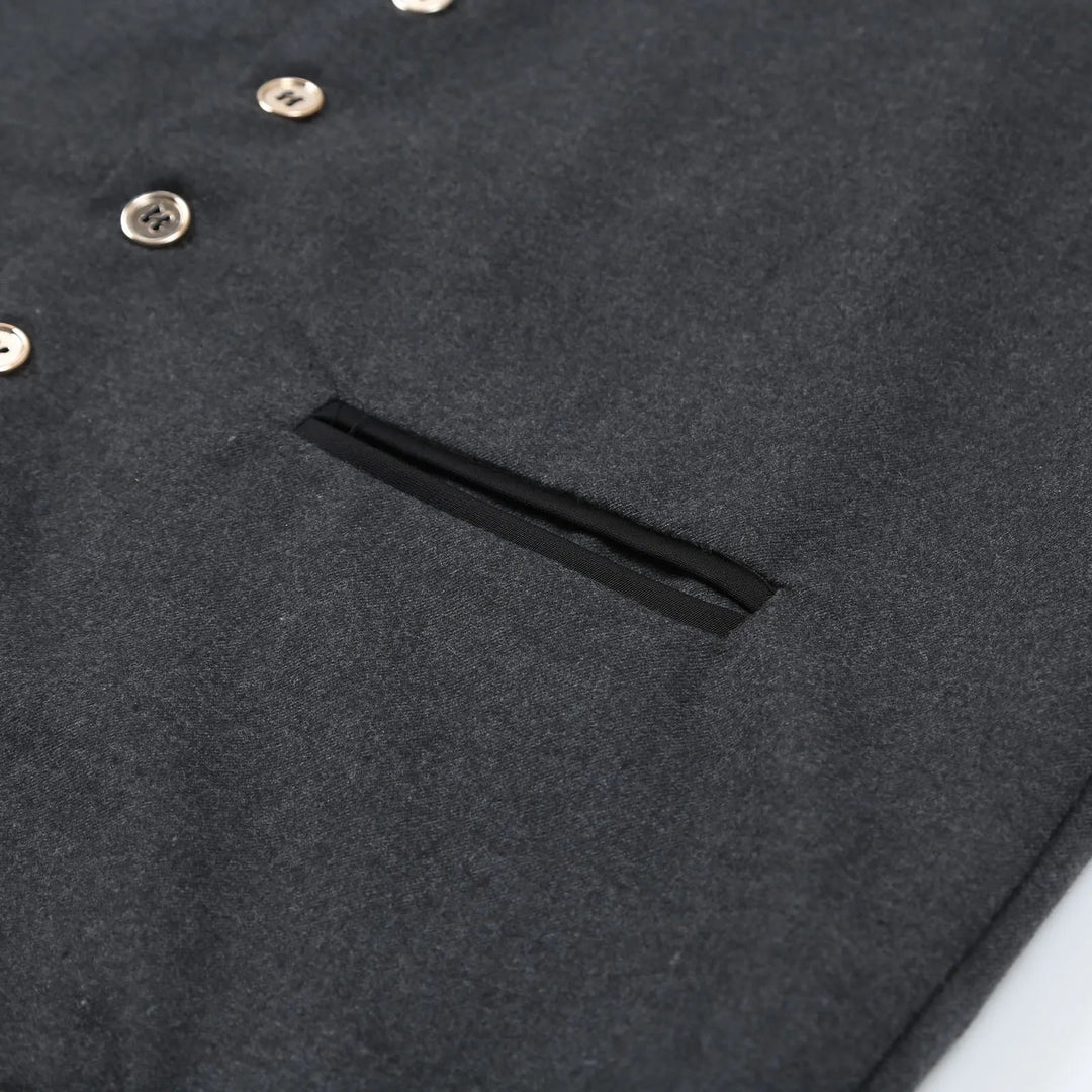 Leon | Gilet Uomo Slim Fit Elegante con Ricami e Dettagli Tradizionali 4