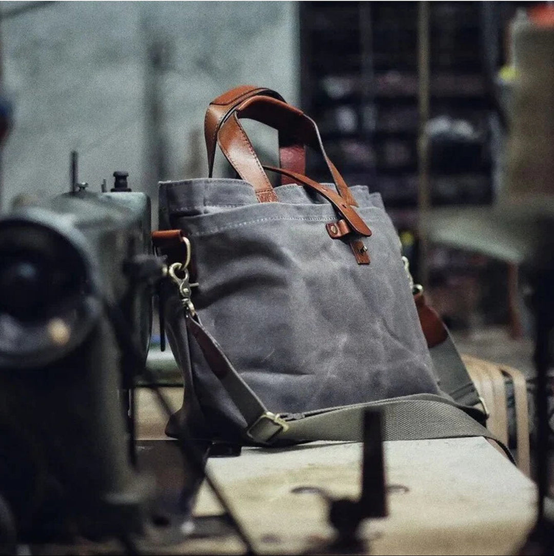 Levin | Robusta borsa tote in tela per l'uso quotidiano e i viaggi. 1