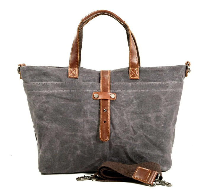 Levin | Robusta borsa tote in tela per l'uso quotidiano e i viaggi. 5