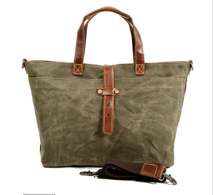 Levin | Robusta borsa tote in tela per l'uso quotidiano e i viaggi. 6