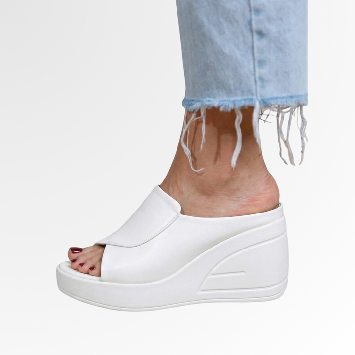 Lia | Eleganti e Comodi Sandali Donna Ortopedici con Zeppa 2