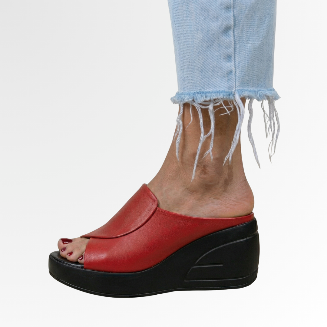 Lia | Eleganti e Comodi Sandali Donna Ortopedici con Zeppa 3