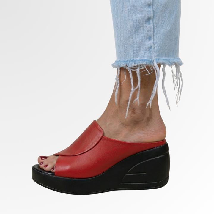 Lia | Eleganti e Comodi Sandali Donna Ortopedici con Zeppa 3