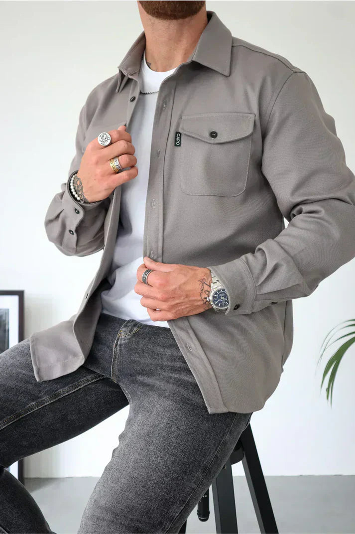 Liam | Casual And Comfortable Cotton Overshirt 0