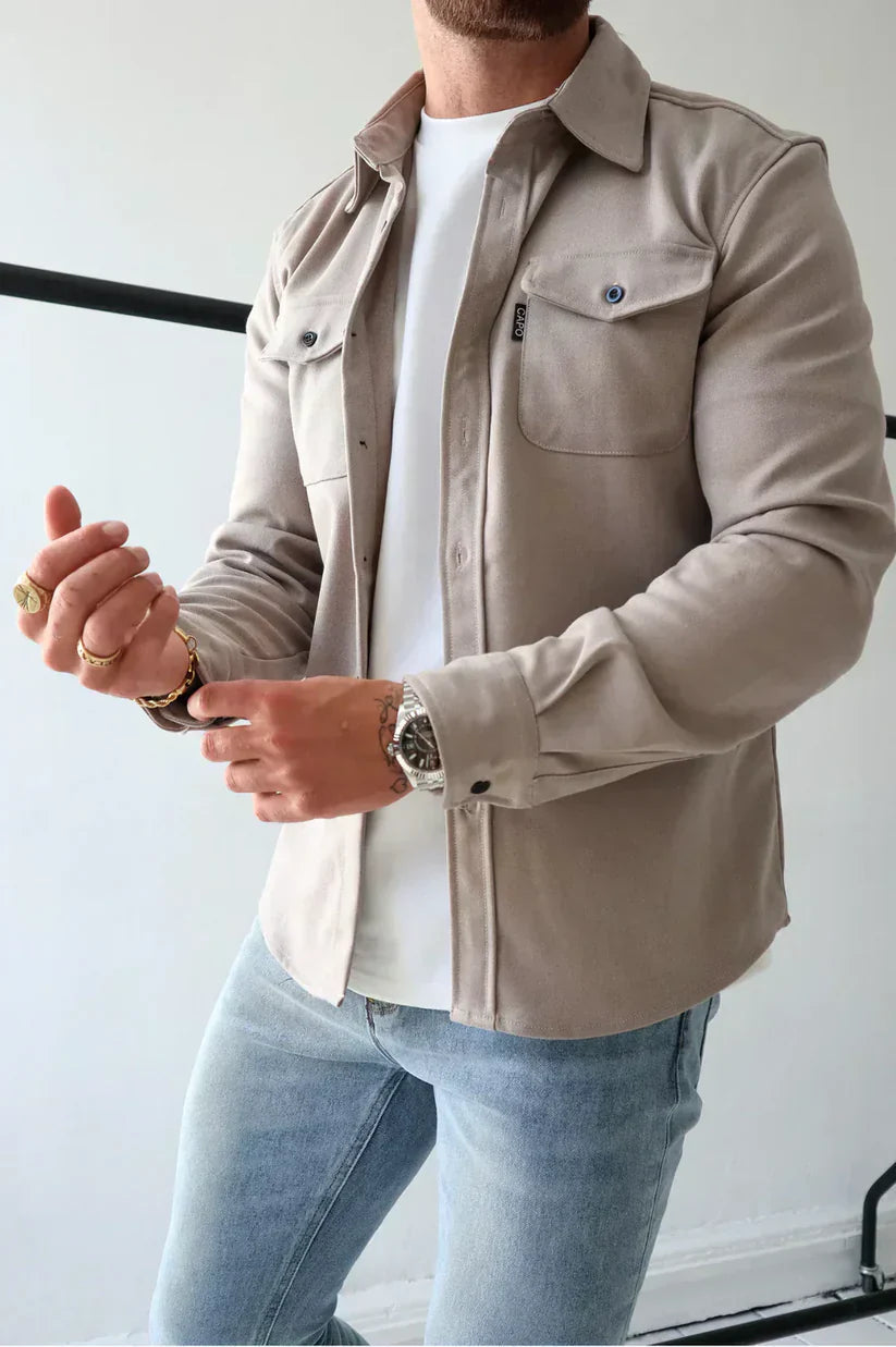 Liam | Casual And Comfortable Cotton Overshirt 10