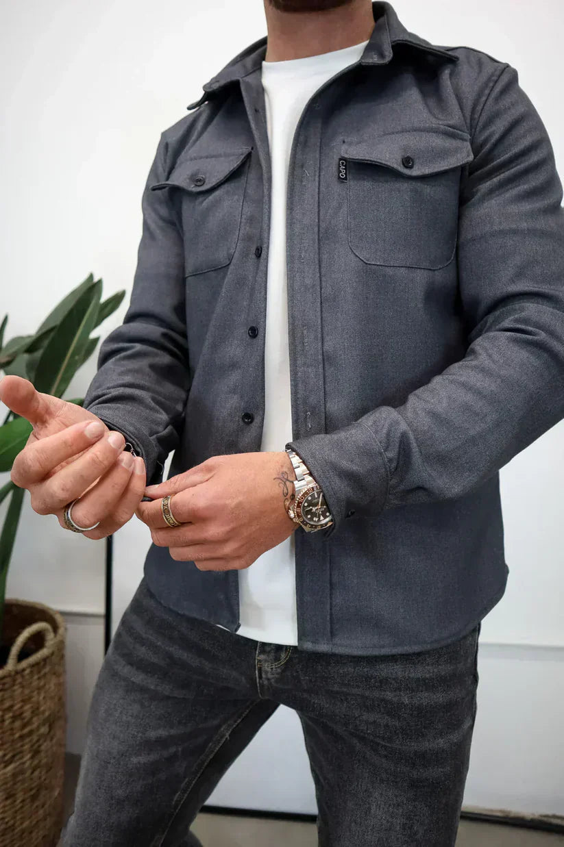 Liam | Casual And Comfortable Cotton Overshirt 11