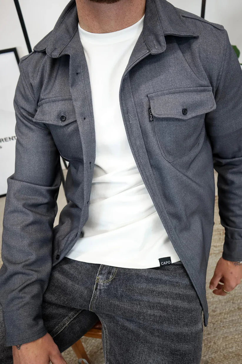 Liam | Casual And Comfortable Cotton Overshirt 8