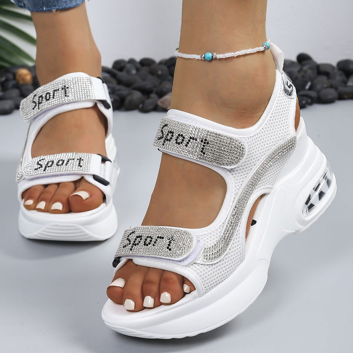 Lilly | Eleganti e Comodi Sandali Ortopedici Donna con Tacco a Zeppa 3