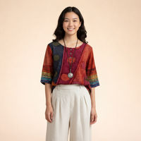Emma | Elegant boho tops with loose fit