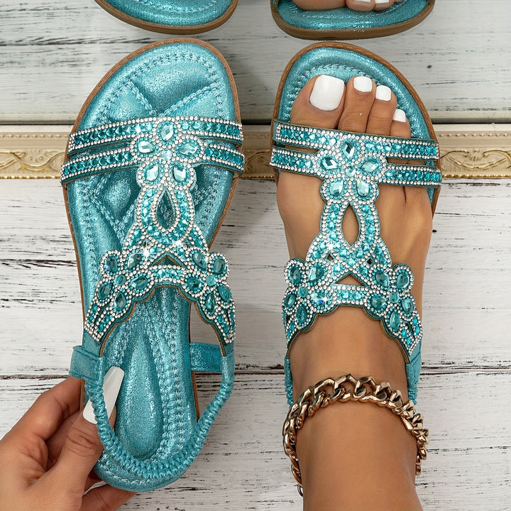 Lina | Eleganti e Comodi Sandali Donna Bassi Antiscivolo in Stile Boho 11
