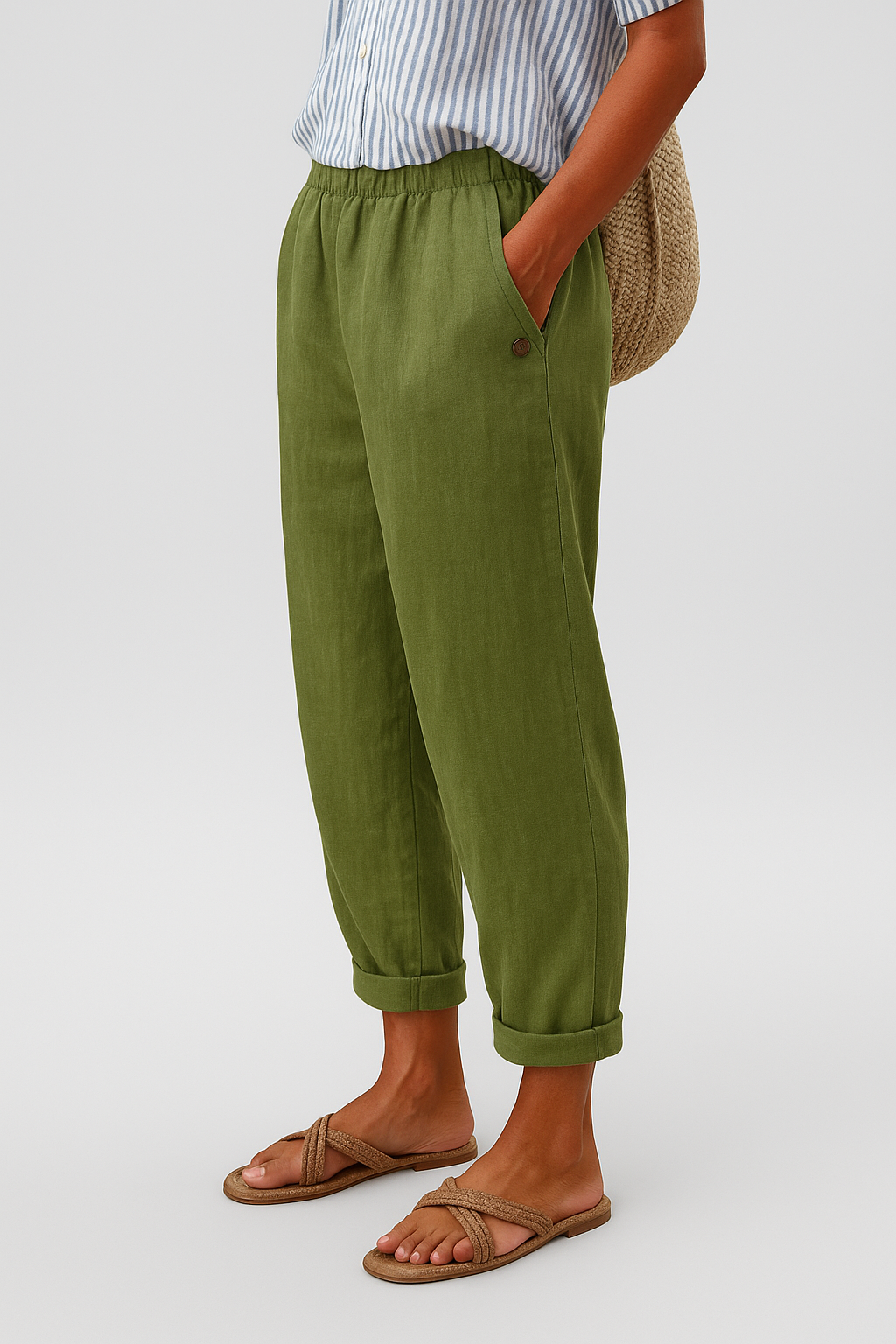 Lina | Eleganti e Traspiranti Pantaloni Donna con Tasche Laterali 1