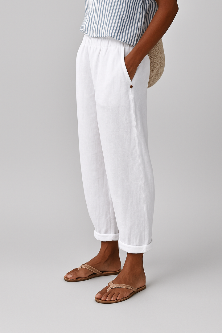 Lina | Eleganti e Traspiranti Pantaloni Donna con Tasche Laterali 5