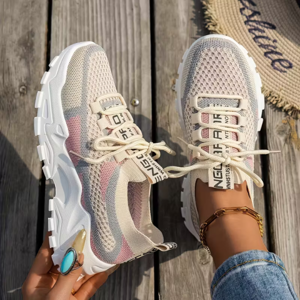 Lina | Sneakers Traspiranti e Leggere per Passeggio – Comfort e Design Sportivo 1
